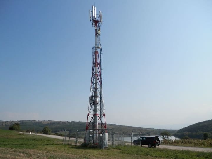 Site celular — zonă rurală